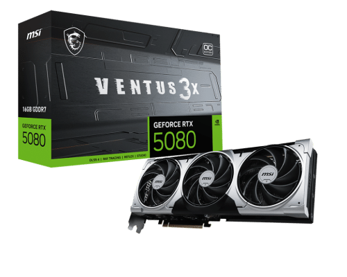 MSI GeForce RTX 5080 16G Ventus 3X